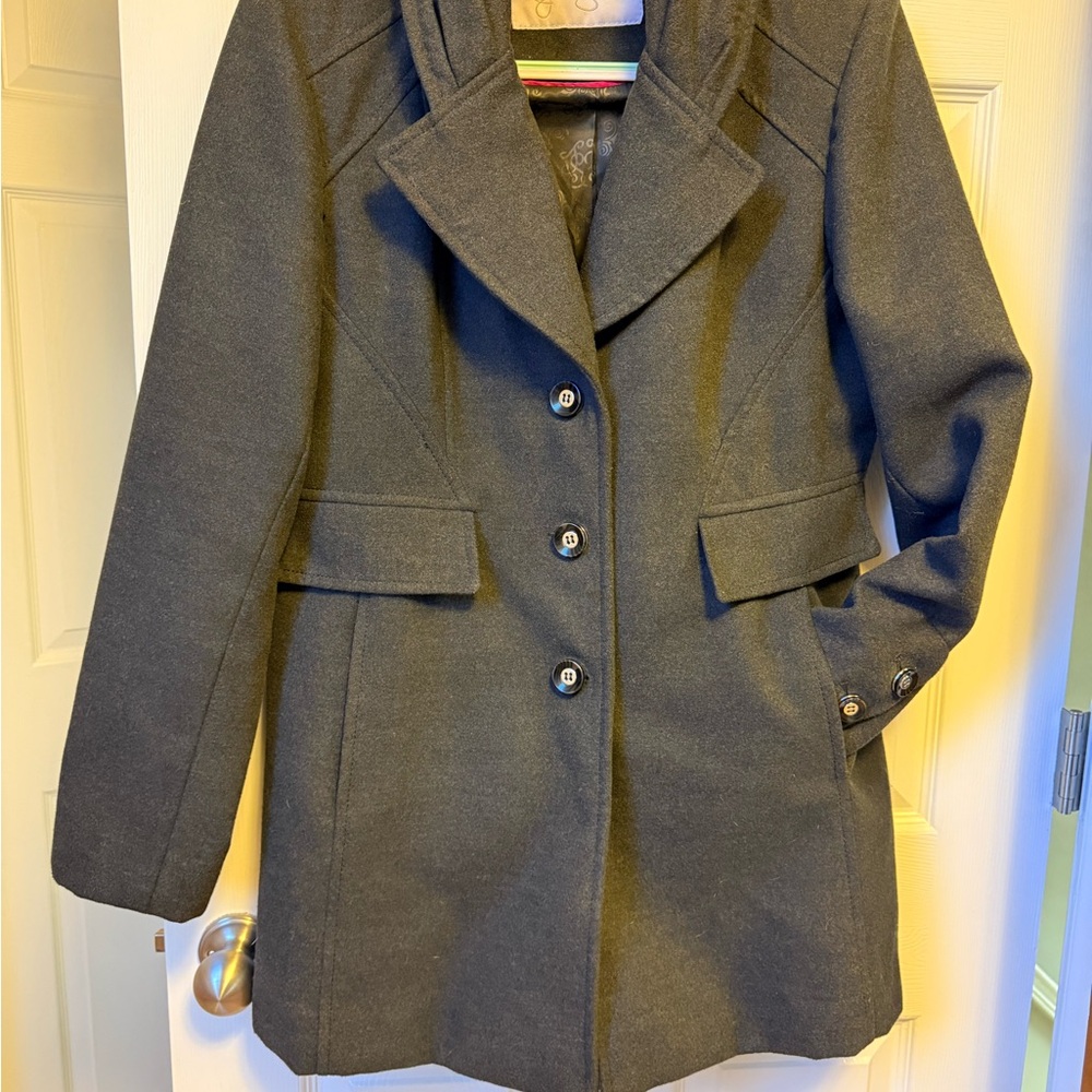 Jessica Simpson Charcoal Winter Coat / Jacket Size 16 / XL - Picture 2 of 8